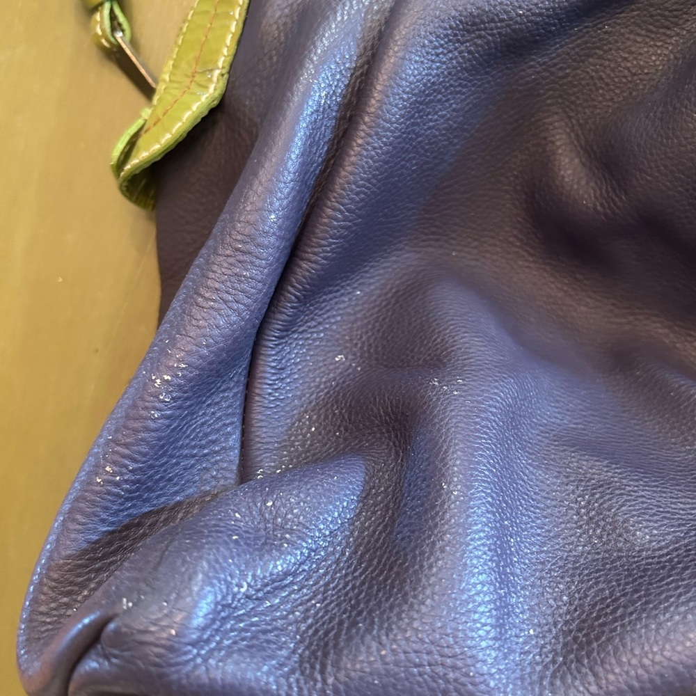 Boden Blue and Green Shoulder Bag - Picture 5 of 7